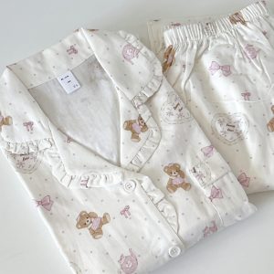 Sweet Bunny & Bear Pajama Set